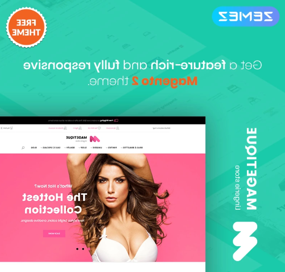 Magetique Lingerie - FREE eCommerce Magento 2 Theme Magento Theme